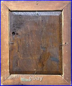 18th Century Friends A game of cards, Antique Oil Painting, Framed, Signed