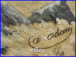 A. Adam D'apres Henri Saintin L'anse D'erquy Tableau Paysage Bretagne Marine Art