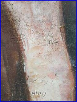Ancien Tableau Auguste Panon (XIXe-XXe) Peinture Huile Oil Painting Ölgemälde