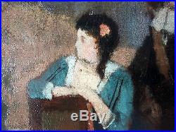 Ancien Tableau Paul Preyer (1847-1931) Peinture Huile Antique Oil Painting