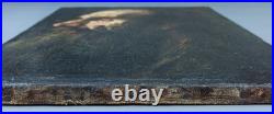 Ancien Tableau Portrait d'un Homme Peinture Huile Toile Oil Painting Man