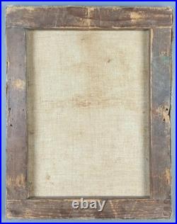 Ancien Tableau Portrait d'un Homme Peinture Huile Toile Oil Painting Man