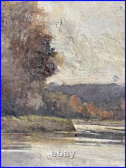 André Delaistre (1865-1931) Huile sur toile Signée Impressionniste XIX