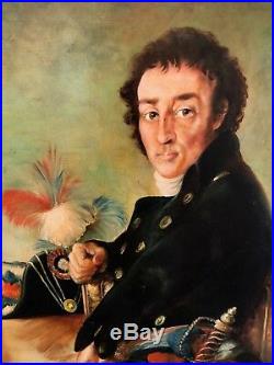 André Masséna Maréchal Empire Révolution Napoléon grande peinture 1m17cm par 81c
