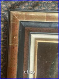 Anonyme Huile sur toile marouflée sur panneau Portrait XIX