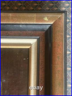 Anonyme Huile sur toile marouflée sur panneau Portrait XIX