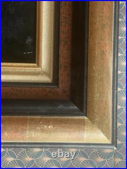 Anonyme Huile sur toile marouflée sur panneau Portrait XIX