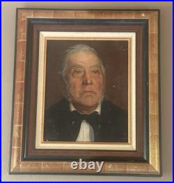 Anonyme Huile sur toile marouflée sur panneau Portrait XIX