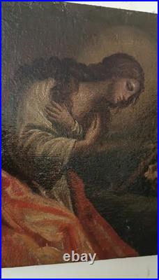 Antique Huile Sur Toile Représentant Madeleine XVIIIème Siècle École Italienne Antique Huile Sur Toile Représentant Madeleine XVIIIème Siècle École Italienne
