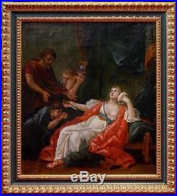 Attribué à Jacques-Louis David, 1820, Lucrèce se Donne la Mort, Sujet Rare