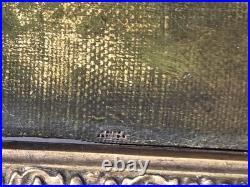 Attribué à LANFANT DE METZ Jeunes enfants dans les bois Peinture huile sur toile