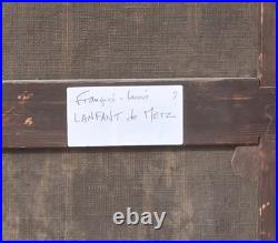 Attribué à LANFANT DE METZ Jeunes enfants dans les bois Peinture huile sur toile