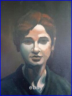 Avant Portrait de femme par Manon Pana-Kairi huile sur toile