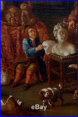 Balthasar Van Den Bossche, 1700, Coté 7000! L'Atelier du Peintre-Une Merveille