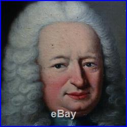 Baziray Portrait de magistrat Epoque Louis XV Huile sur Toile du XVIIIème siècle