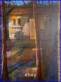 Beau Tableau Peintures HST Bord De Mer Landes Atlantique Signé Phalip