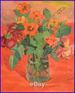 Beau tableau de Gustave LINO (1893-1961). Bouquet fauve. Albert MARQUET. Alger