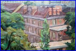 Boris BUCHET (1917-1999)- La ville aux deux dômes Huile sur Toile Boris BUCHET (1917-1999)- La ville aux deux dômes Huile sur Toile