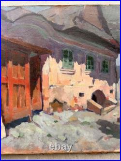 C. 1920+fauve Hongrois+signé Rónai Geza (selon Moi)+rue Animée Superbe Palette++