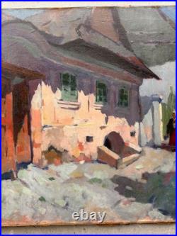 C. 1920+fauve Hongrois+signé Rónai Geza (selon Moi)+rue Animée Superbe Palette++