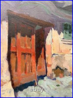 C. 1920+fauve Hongrois+signé Rónai Geza (selon Moi)+rue Animée Superbe Palette++