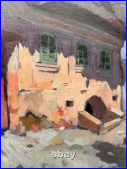 C. 1920+fauve Hongrois+signé Rónai Geza (selon Moi)+rue Animée Superbe Palette++