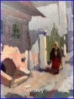 C. 1920+fauve Hongrois+signé Rónai Geza (selon Moi)+rue Animée Superbe Palette++