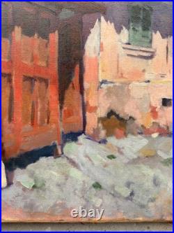 C. 1920+fauve Hongrois+signé Rónai Geza (selon Moi)+rue Animée Superbe Palette++