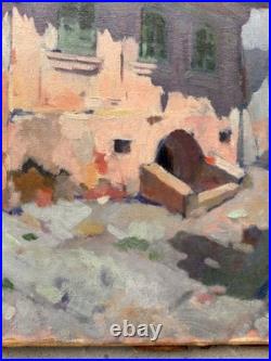 C. 1920+fauve Hongrois+signé Rónai Geza (selon Moi)+rue Animée Superbe Palette++