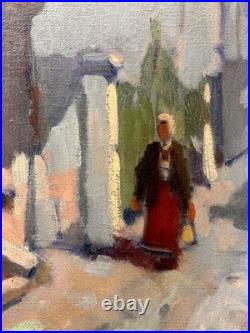 C. 1920+fauve Hongrois+signé Rónai Geza (selon Moi)+rue Animée Superbe Palette++