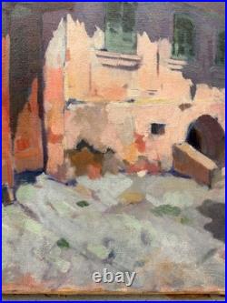 C. 1920+fauve Hongrois+signé Rónai Geza (selon Moi)+rue Animée Superbe Palette++