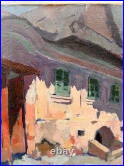 C. 1920+fauve Hongrois+signé Rónai Geza (selon Moi)+rue Animée Superbe Palette++