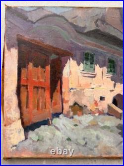 C. 1920+fauve Hongrois+signé Rónai Geza (selon Moi)+rue Animée Superbe Palette++