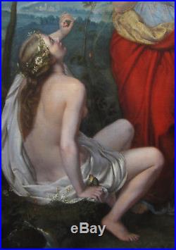 Carlo Zatti Tableau Les Trois Ages De La Vie Peintre Italien Renaissance Femme