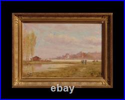 Charles Malfroy 1862-1918. Vue de Chantenay à Nantes