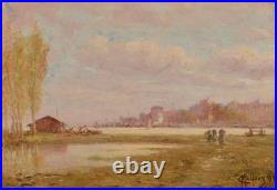 Charles Malfroy 1862-1918. Vue de Chantenay à Nantes