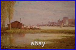 Charles Malfroy 1862-1918. Vue de Chantenay à Nantes
