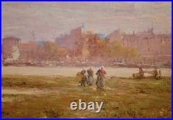 Charles Malfroy 1862-1918. Vue de Chantenay à Nantes