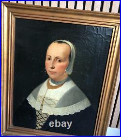 D'après Jacob Gerritsz CUYP Ecole hollandaise Huile sur toile Portrait
