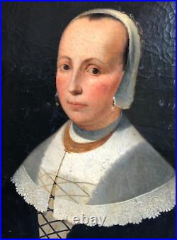 D'après Jacob Gerritsz CUYP Ecole hollandaise Huile sur toile Portrait