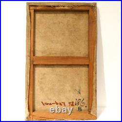 David LAN-BAR (1912-1987) Huile sur toile abstraite signée et datée 1952