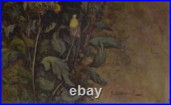 E. Lemaniché. Fin XIX? Siècle. Bouquet de fleurs
