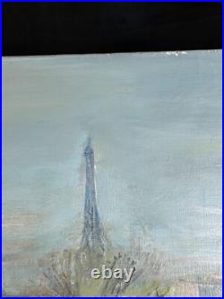 Ecole de Paris Armand Dalian (côté) Huile sur toile 60x90- Vue Paris 1971