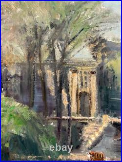 Ecole de Paris Armand Dalian (côté) Huile sur toile 60x90- Vue Paris 1971