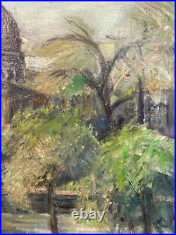 Ecole de Paris Armand Dalian (côté) Huile sur toile 60x90- Vue Paris 1971