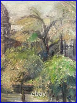 Ecole de Paris Armand Dalian (côté) Huile sur toile 60x90- Vue Paris 1971