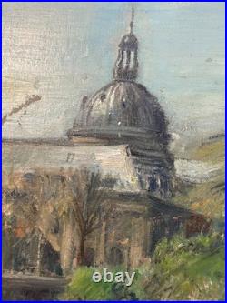 Ecole de Paris Armand Dalian (côté) Huile sur toile 60x90- Vue Paris 1971