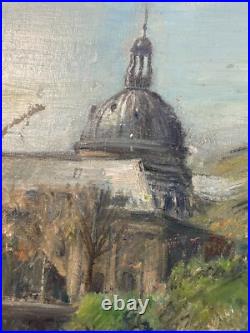Ecole de Paris Armand Dalian (côté) Huile sur toile 60x90- Vue Paris 1971