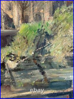 Ecole de Paris Armand Dalian (côté) Huile sur toile 60x90- Vue Paris 1971
