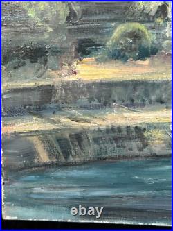 Ecole de Paris Armand Dalian (côté) Huile sur toile 60x90- Vue Paris 1971